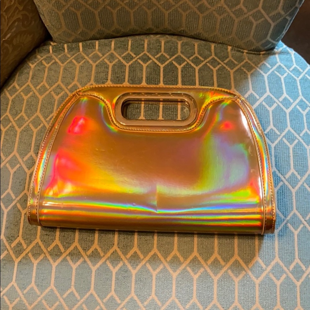 Gold handbag